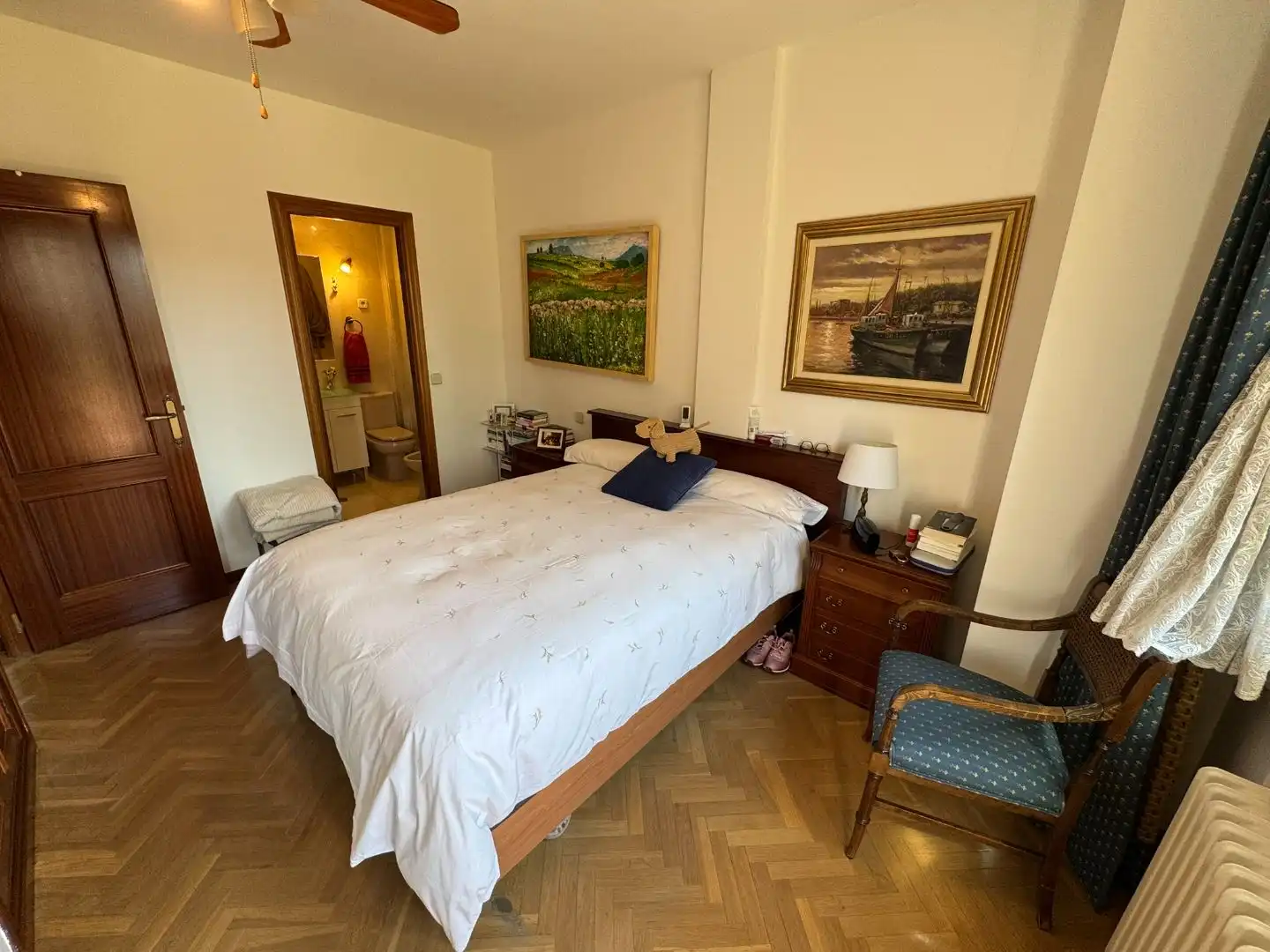 Wohnung zum Verkauf in Calle de Pérez Cidón, 18, Concepción Schlafzimmer von Wohnung zum Verkauf in Madrid mit Heizung, Privatgarten und Parkett