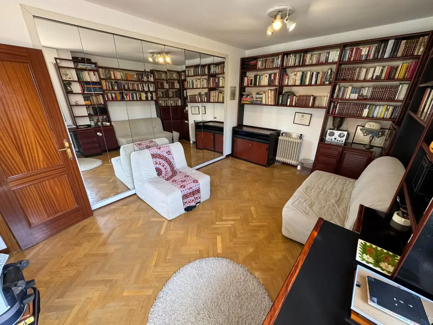 Wohnung zum Verkauf in Calle de Pérez Cidón, 18, Concepción Wohnzimmer von Wohnung zum Verkauf in Madrid mit Heizung, Privatgarten und Parkett