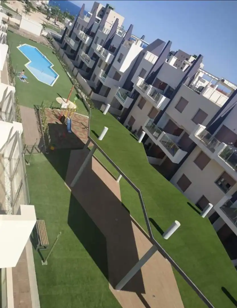Pis de lloguer a Calle Pío XII, 112, Torre de la Horadada Terrassa de Pis de lloguer en Pilar de la Horadada amb Aire condicionat, Calefacció i Jardí privat