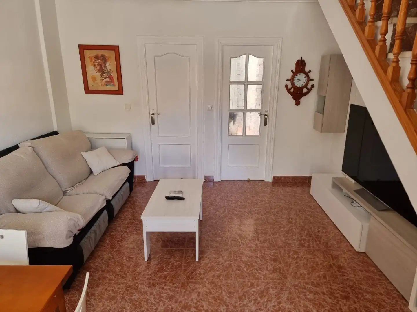 Living room of Detached homes for rent in San Pedro del Pinatar  with Air Conditioner, Heating and Private garden