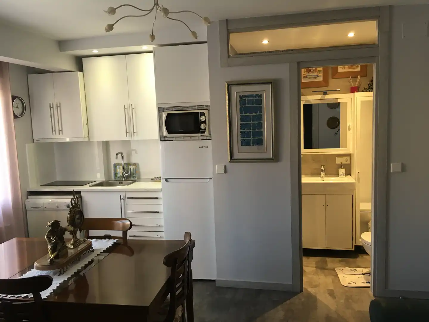Cocina de Apartamento de alquiler en Palencia con Calefacción, Amueblado y Balcón