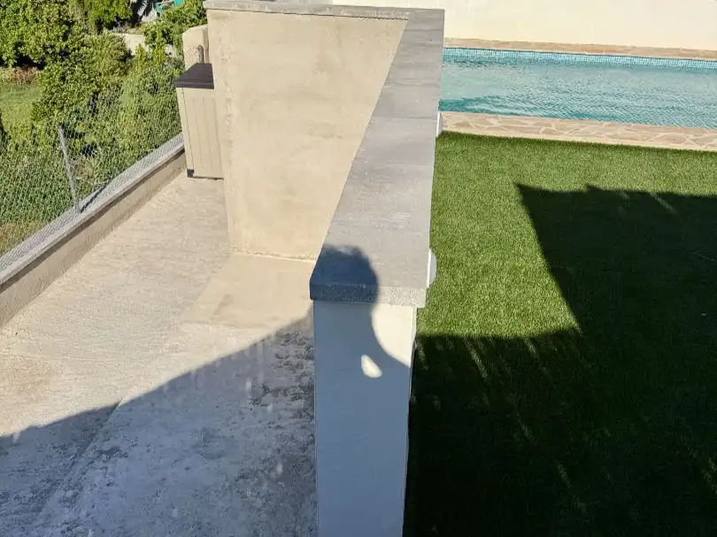Terrasse von Wohnung zum Verkauf in Canyelles mit Klimaanlage, Privatgarten und Terrasse