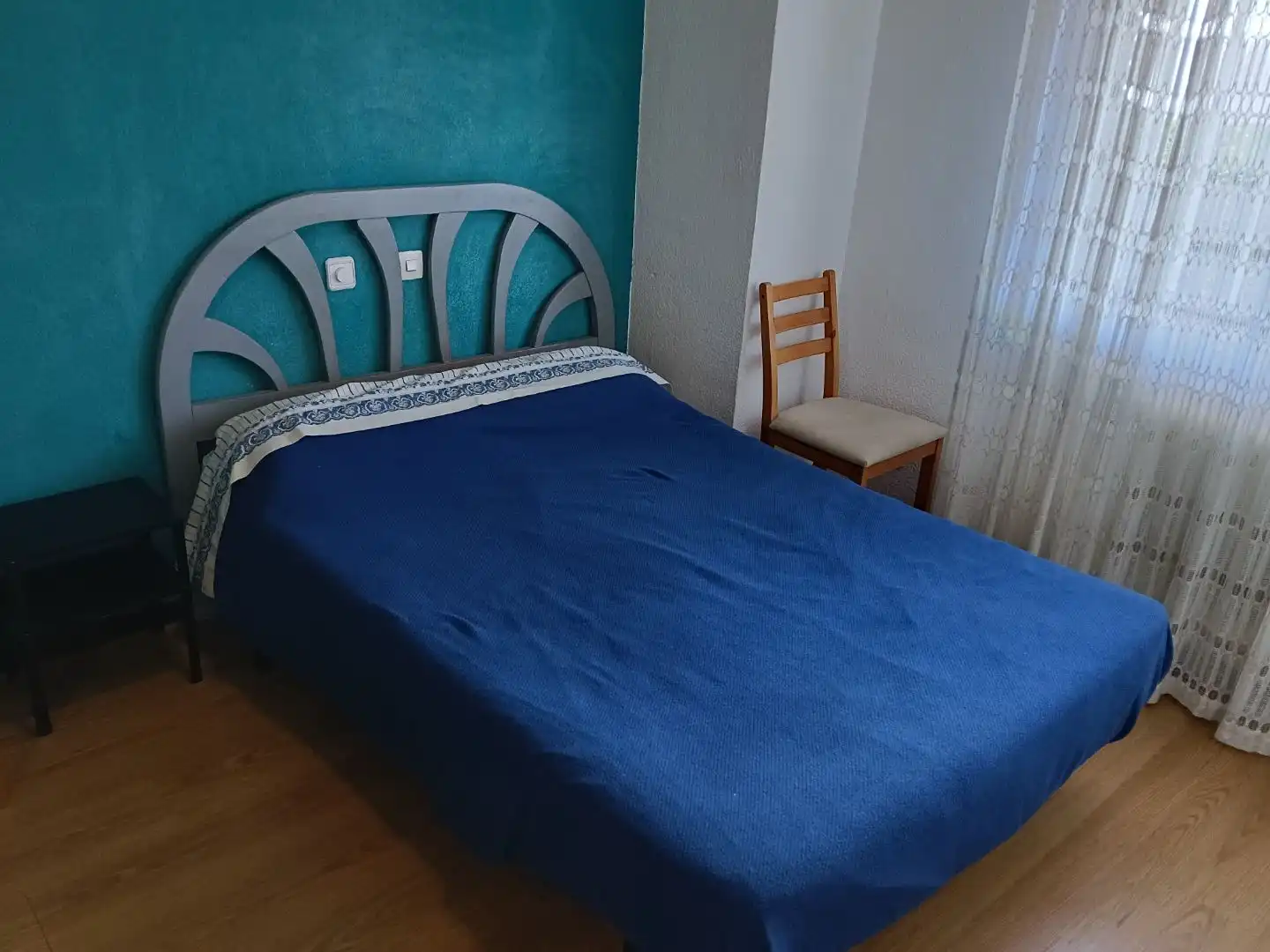 Bedroom of Flat for sale in  Madrid Capital  with Terrace and Swimming Pool