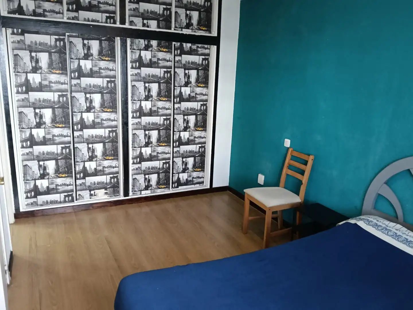 Bedroom of Flat for sale in  Madrid Capital  with Terrace and Swimming Pool