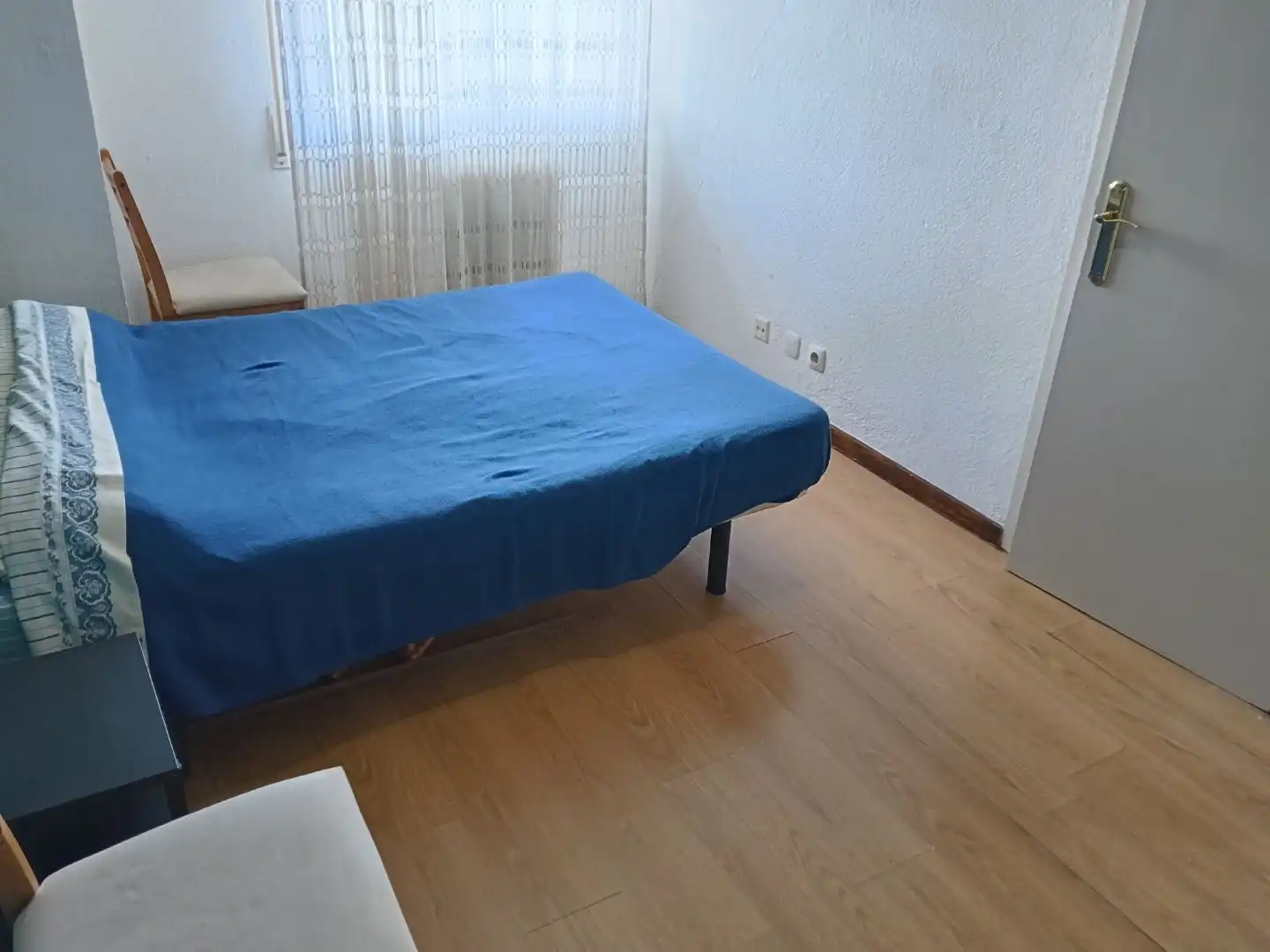 Bedroom of Flat for sale in  Madrid Capital  with Terrace and Swimming Pool