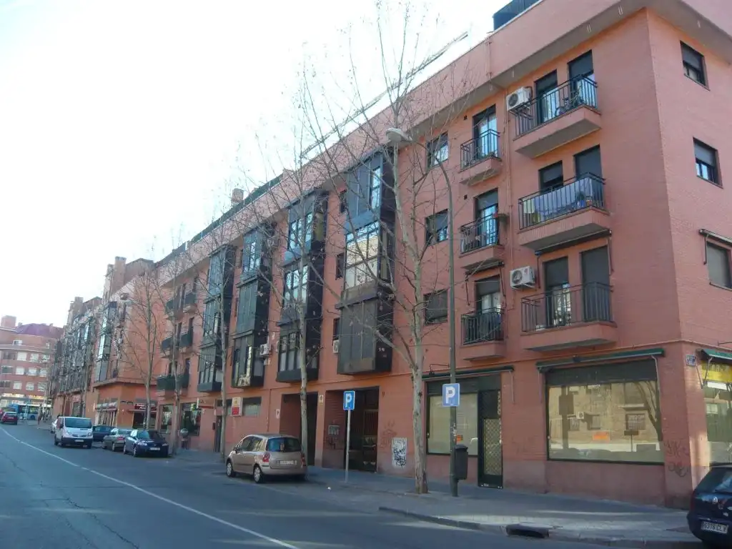 Exterior view of Flat for rent in Madrid  with Heating, Private garden and Terrace