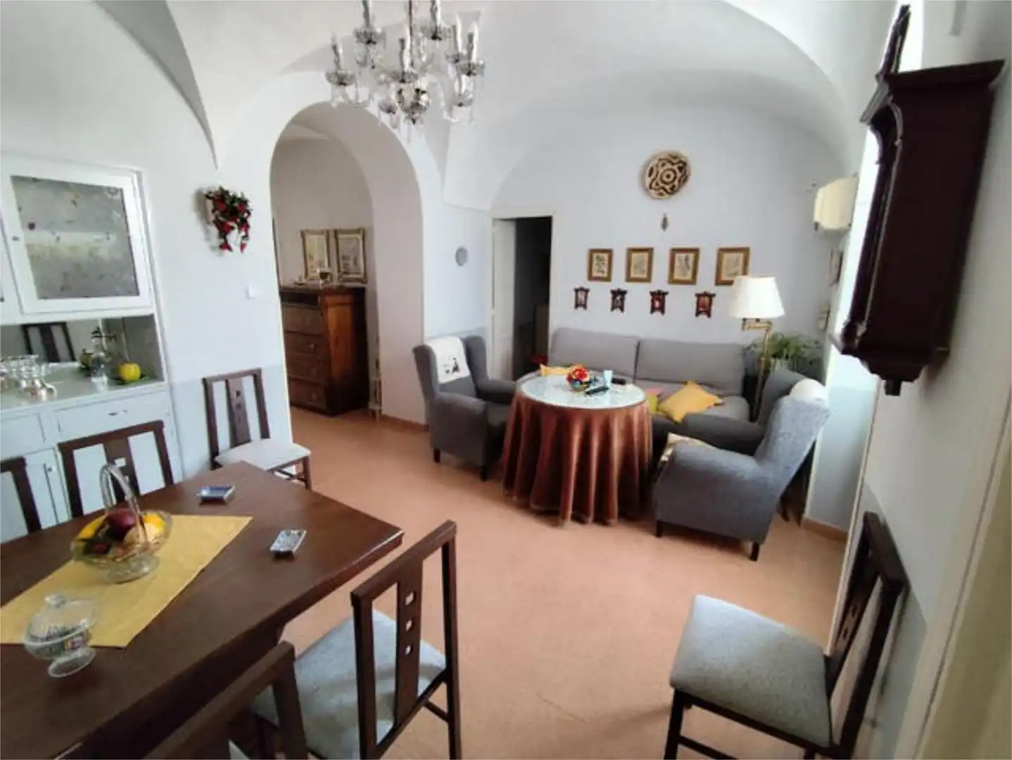 Living room of Houses for sale in Valencia del Ventoso  with Heating, Terrace and Storage room