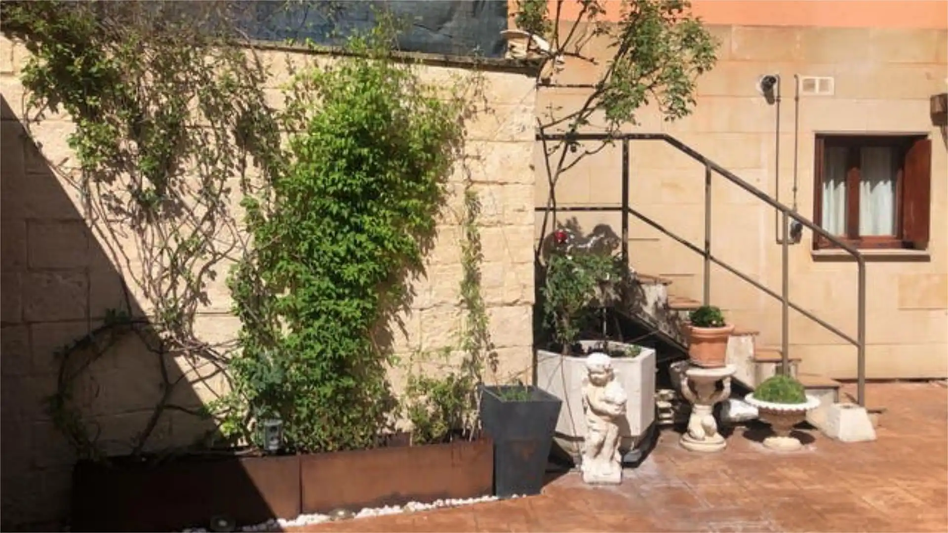 Terraza de Apartamento de alquiler en Ezcaray con Calefacción, Jardín privado y Terraza