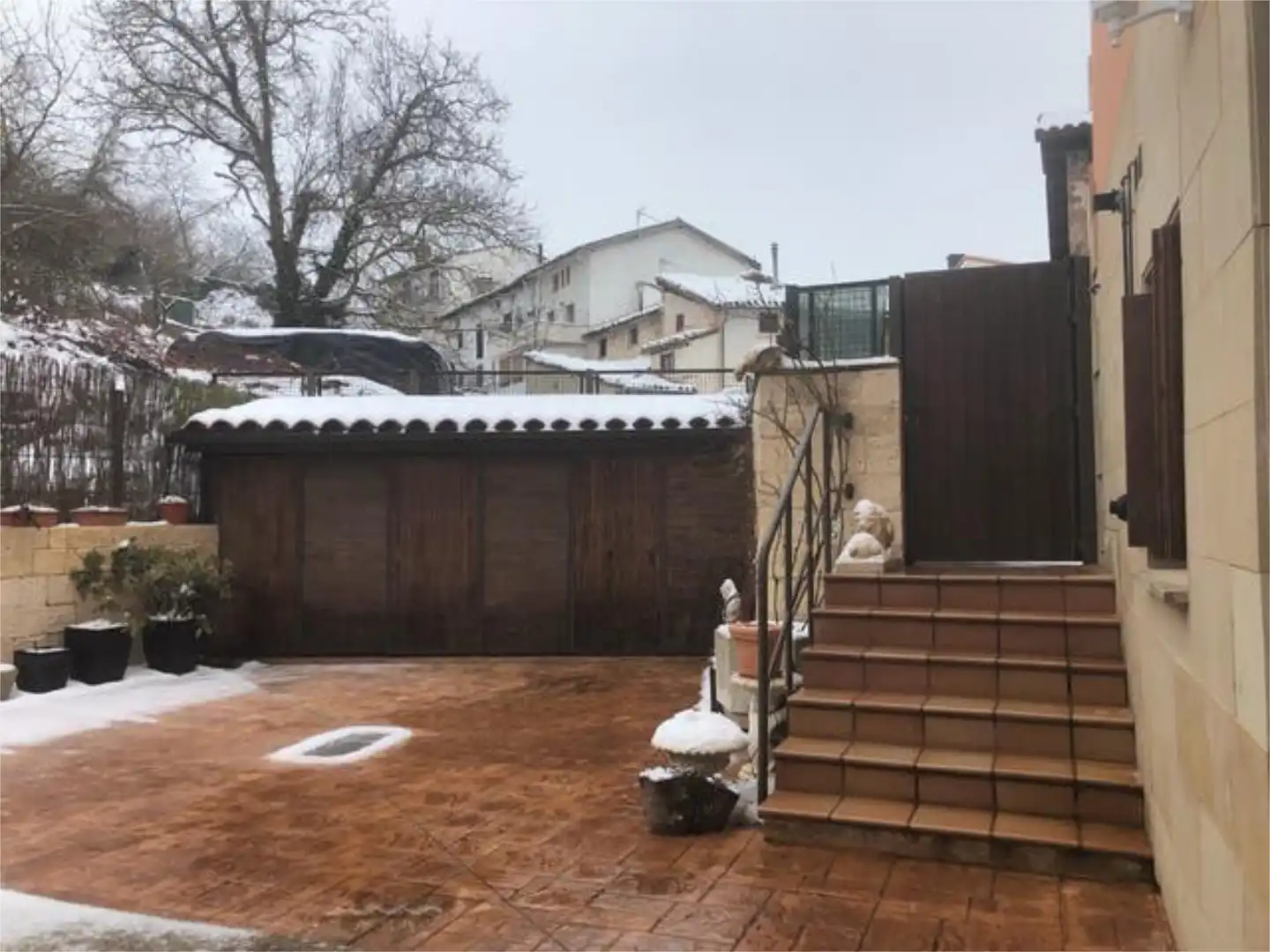 Terraza de Apartamento de alquiler en Ezcaray con Calefacción, Jardín privado y Terraza
