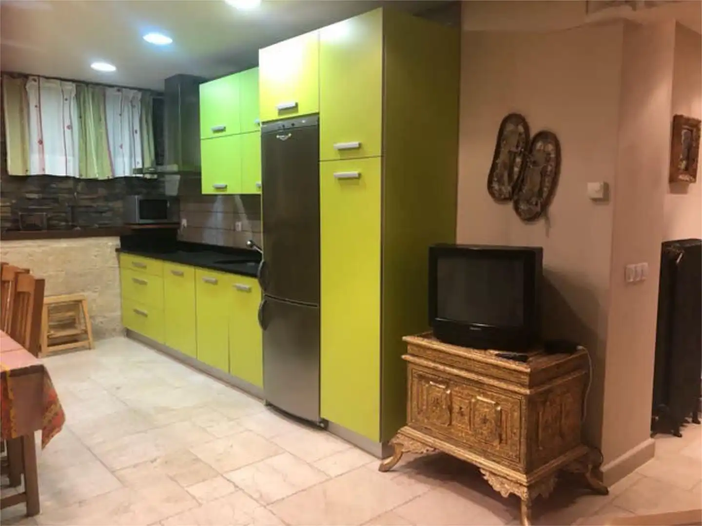 Cocina de Apartamento de alquiler en Ezcaray con Calefacción, Jardín privado y Terraza