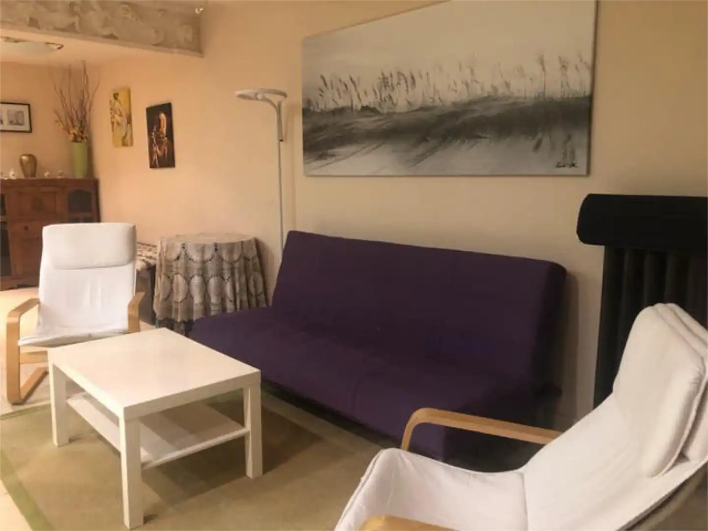 Sala de estar de Apartamento de alquiler en Ezcaray con Calefacción, Jardín privado y Terraza