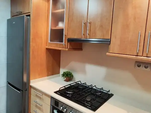 Kitchen of Flat for sale in Sant Feliu de Llobregat  with Air Conditioner, Heating and Furnished