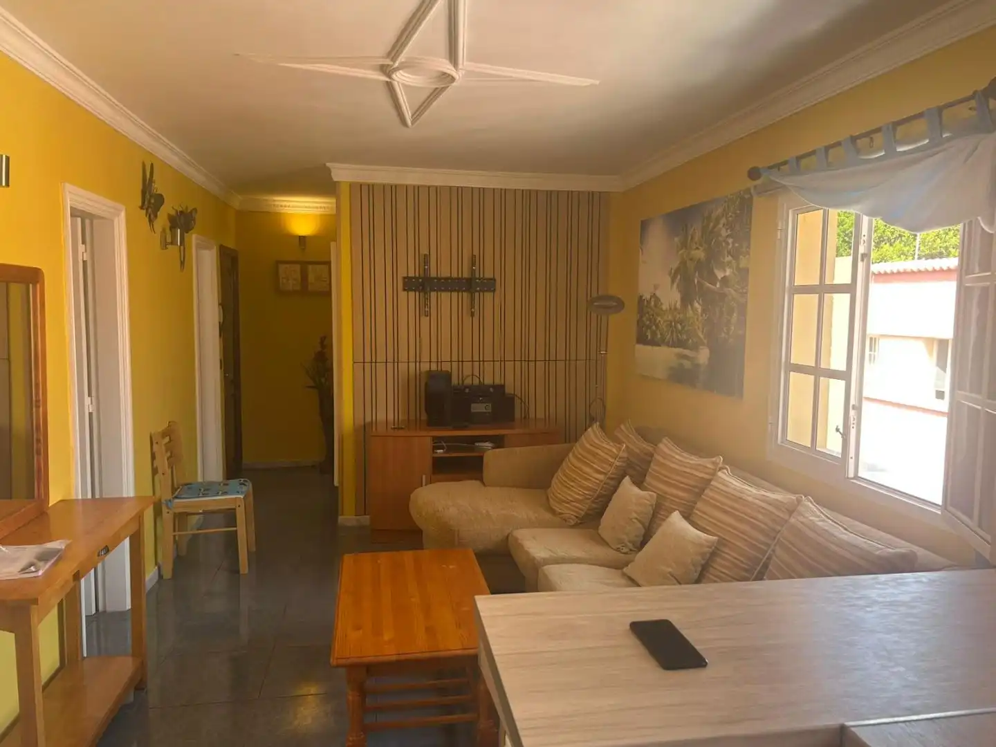 Sala de estar de Piso de alquiler en Ingenio con Aire acondicionado y Amueblado