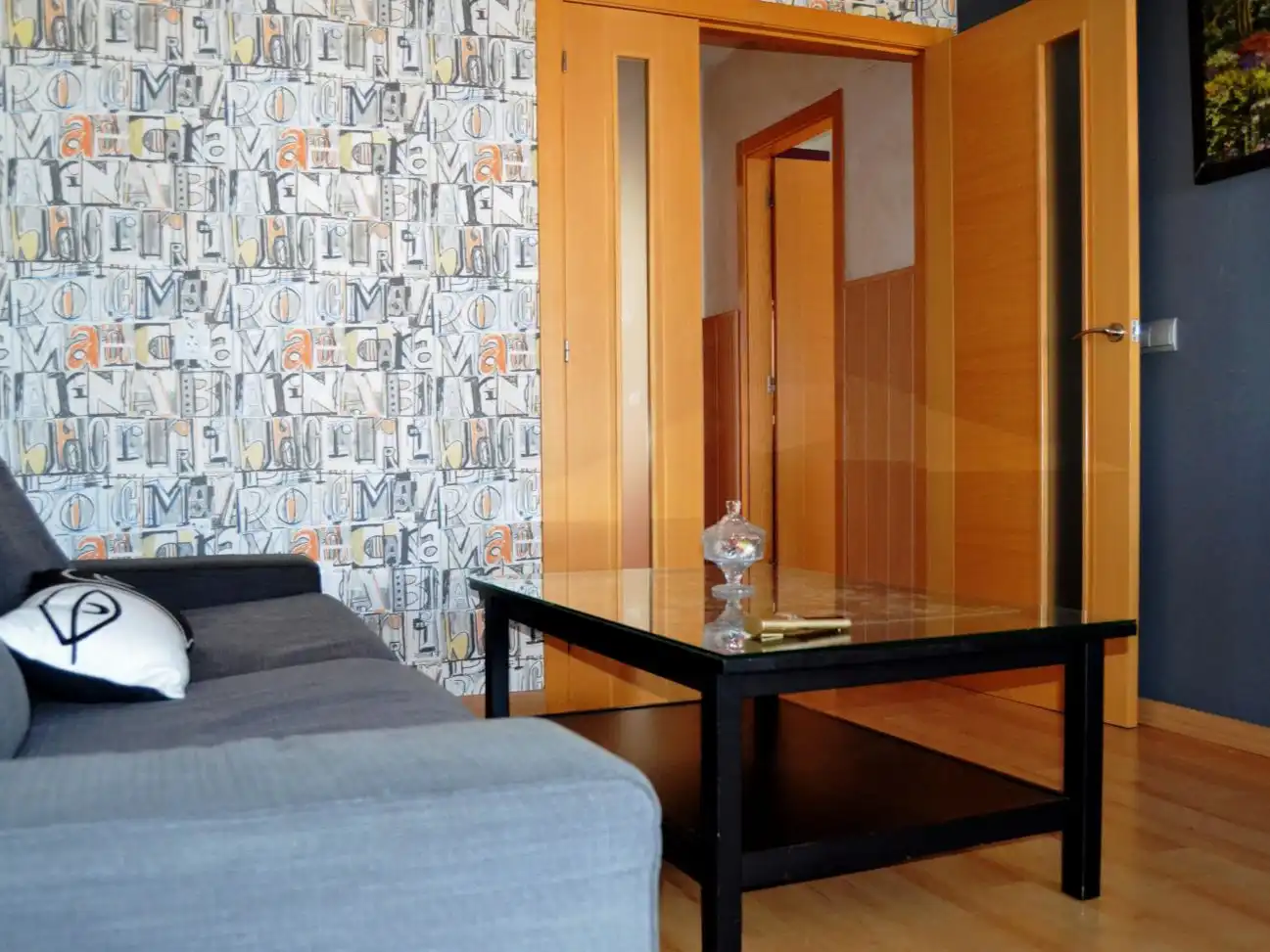 Wohnzimmer von Dachboden zum Verkauf in Mairena del Aljarafe mit Klimaanlage, Parkett und Terrasse