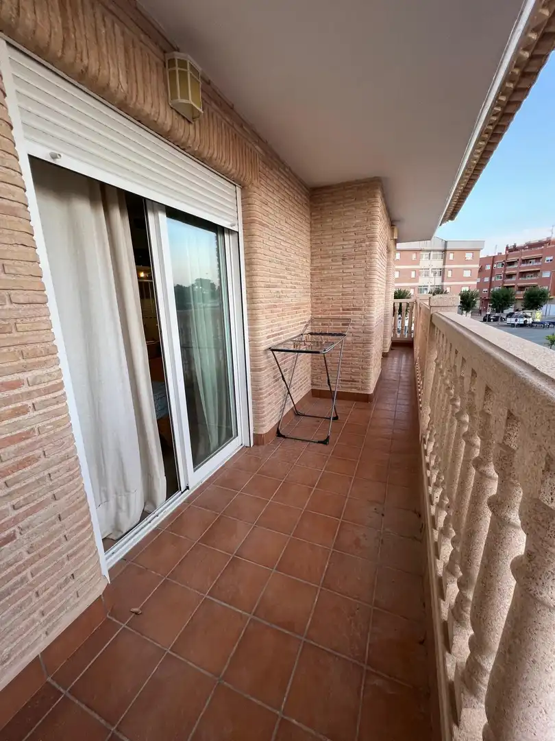 Terraza de Piso para compartir en Murcia con Aire acondicionado, Calefacción y Terraza