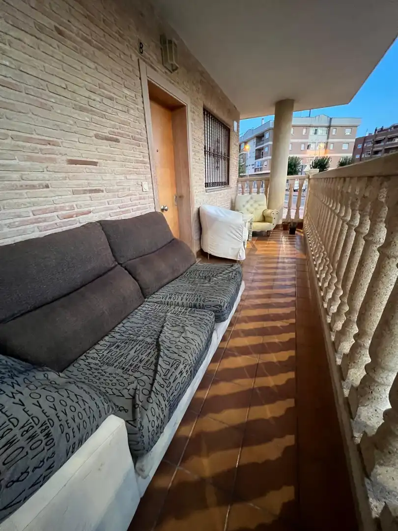 Terraza de Piso para compartir en Murcia con Aire acondicionado, Calefacción y Terraza