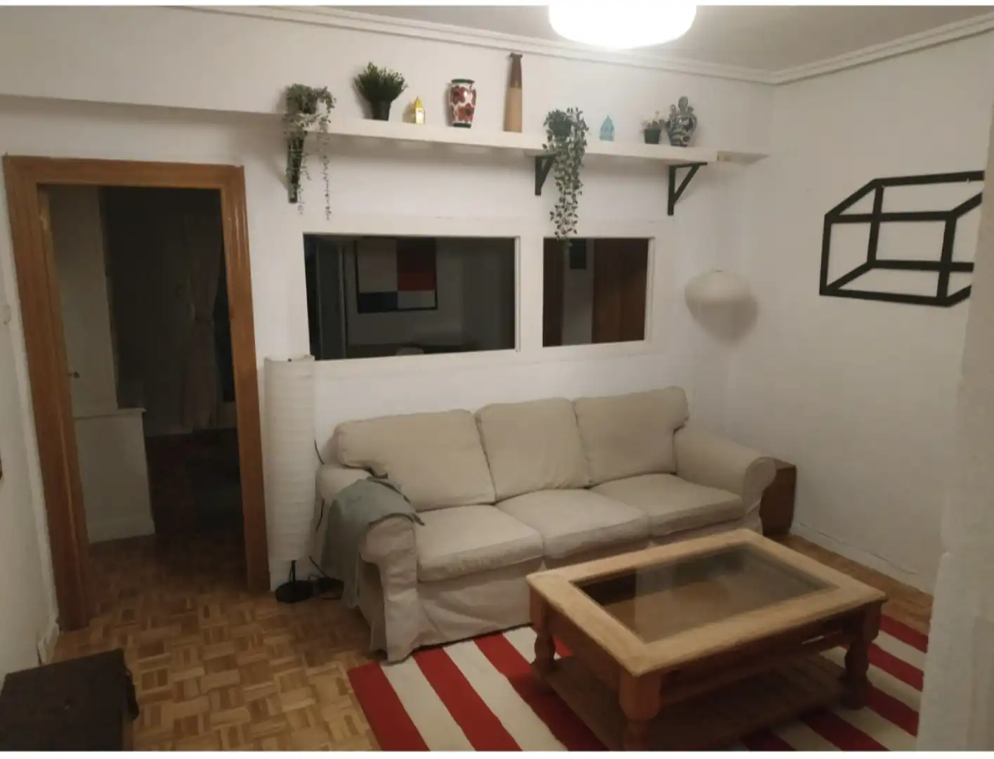Wohnung zur Miete in Calle de Tirso de Molina, 7, Rondilla Wohnzimmer von Wohnung zur Miete in Valladolid mit Heizung, Parkett und Terrasse