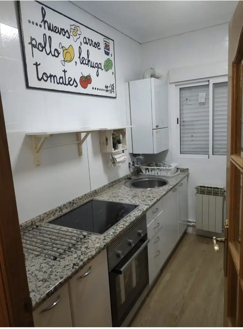Wohnung zur Miete in Calle de Tirso de Molina, 7, Rondilla Küche von Wohnung zur Miete in Valladolid mit Heizung, Parkett und Terrasse