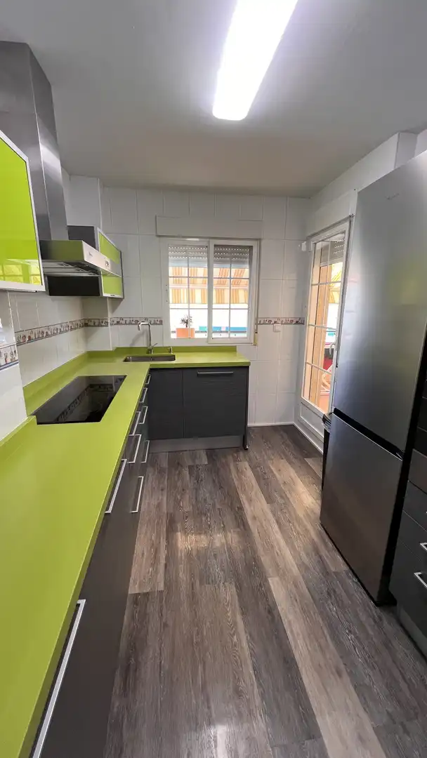 Kitchen of Flat for sale in Las Gabias  with Parquet flooring, Terrace and Storage room