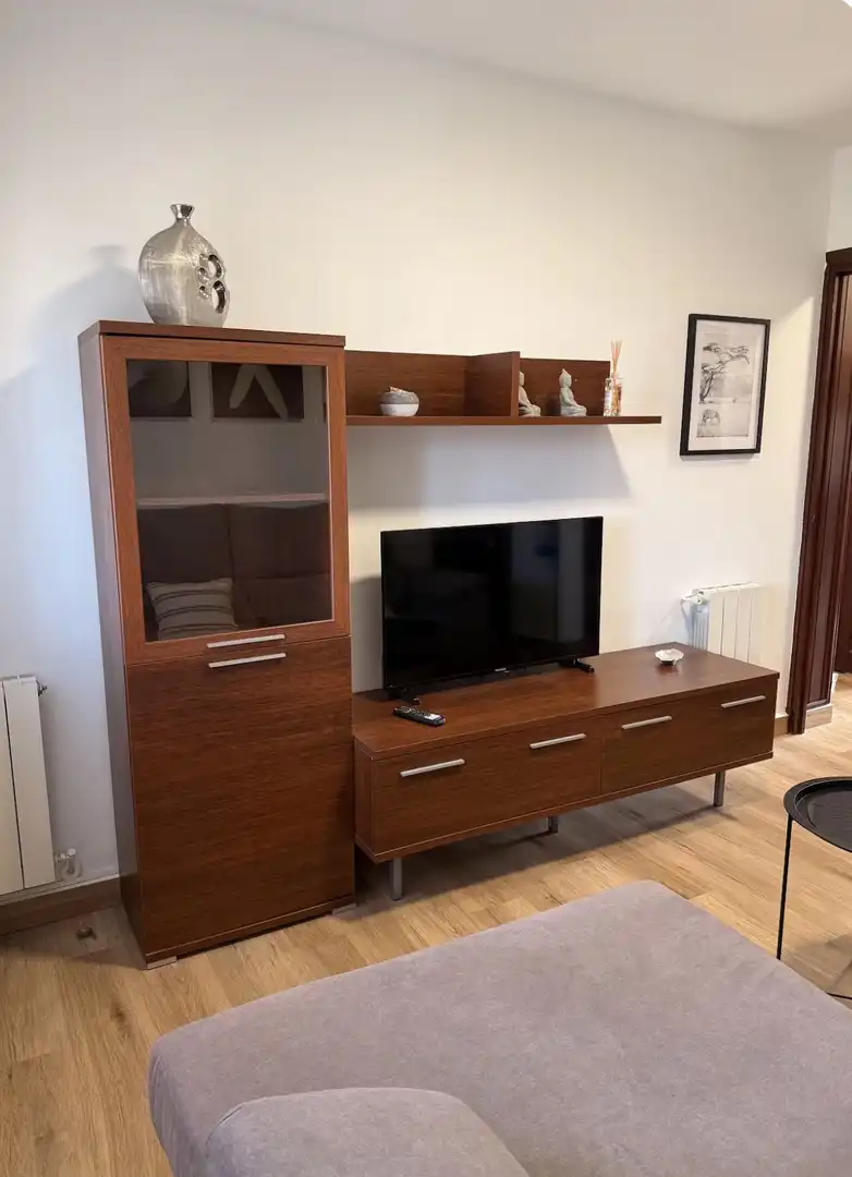 Room in Calle las Viñas, 340, Sierrapando Living room of Flat for share in Torrelavega with Heating, Private garden and Parquet flooring