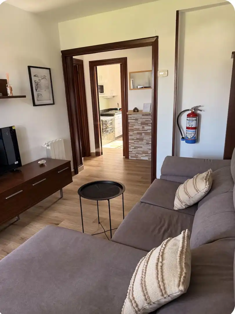 Room in Calle las Viñas, 340, Sierrapando Living room of Flat for share in Torrelavega with Heating, Private garden and Parquet flooring
