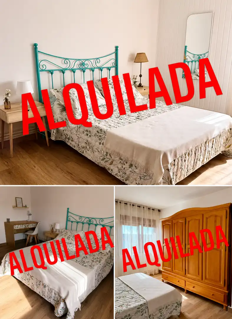 Room in Calle las Viñas, 340, Sierrapando Bedroom of Flat for share in Torrelavega with Heating, Private garden and Parquet flooring