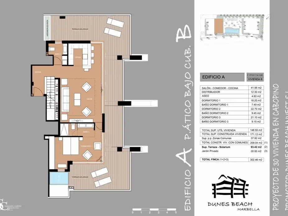 Dachboden zum Verkauf in Calle de la Gaviota, 159, Marbesa Dachboden zum Verkauf in Marbella mit Klimaanlage, Terrasse und Schwimmbad