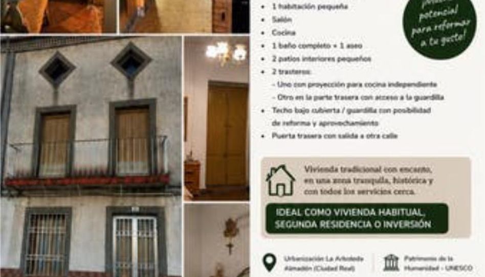 Casa adosada en venda a Almadén, Ciudad Real - imatge 1 Foto 1 de Casa adosada en venda a Almadén, Ciudad Real