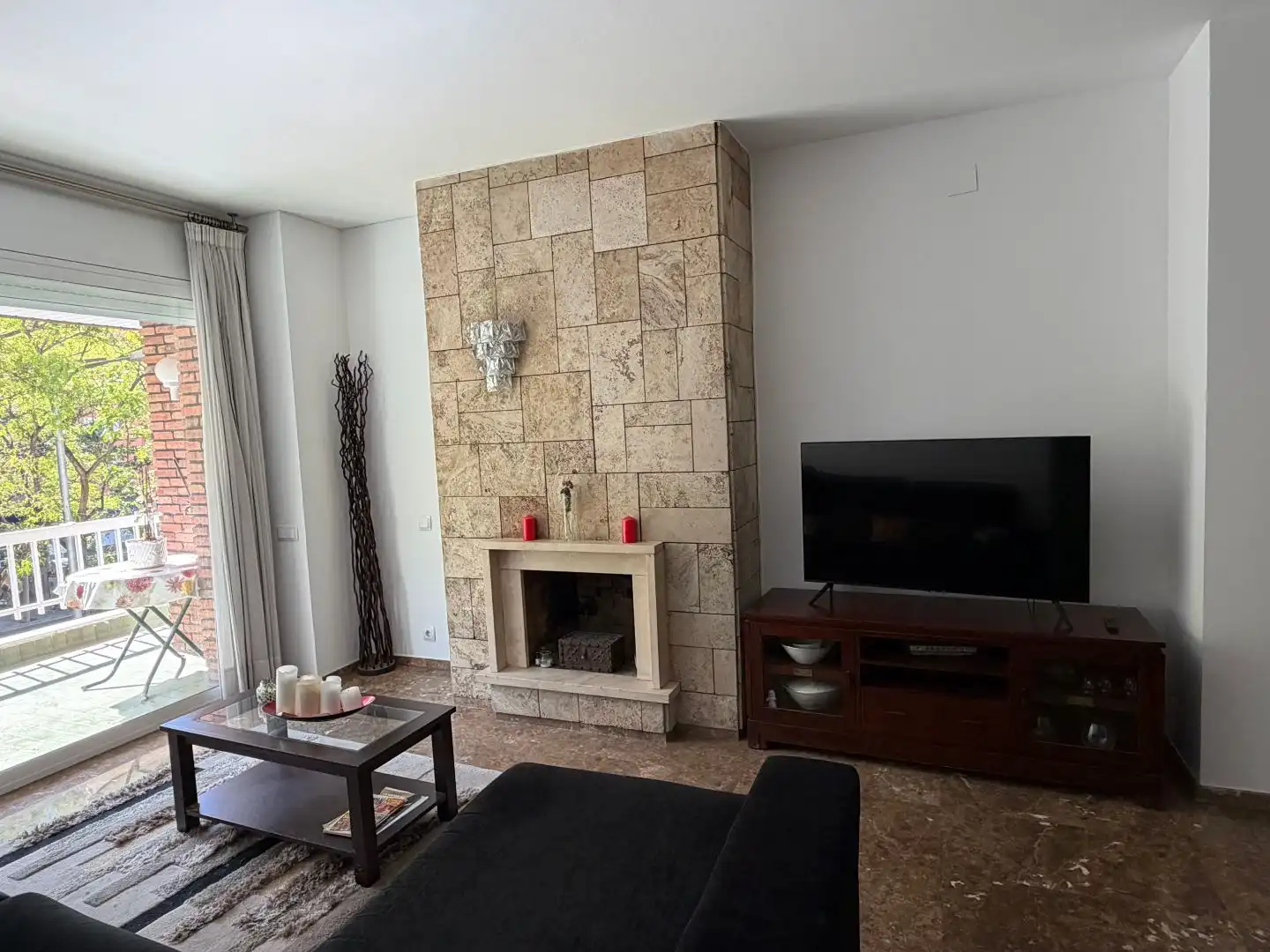 Wohnung zum Verkauf in Les Corts Wohnzimmer von Wohnung zum Verkauf in Barcelona Capital mit Terrasse