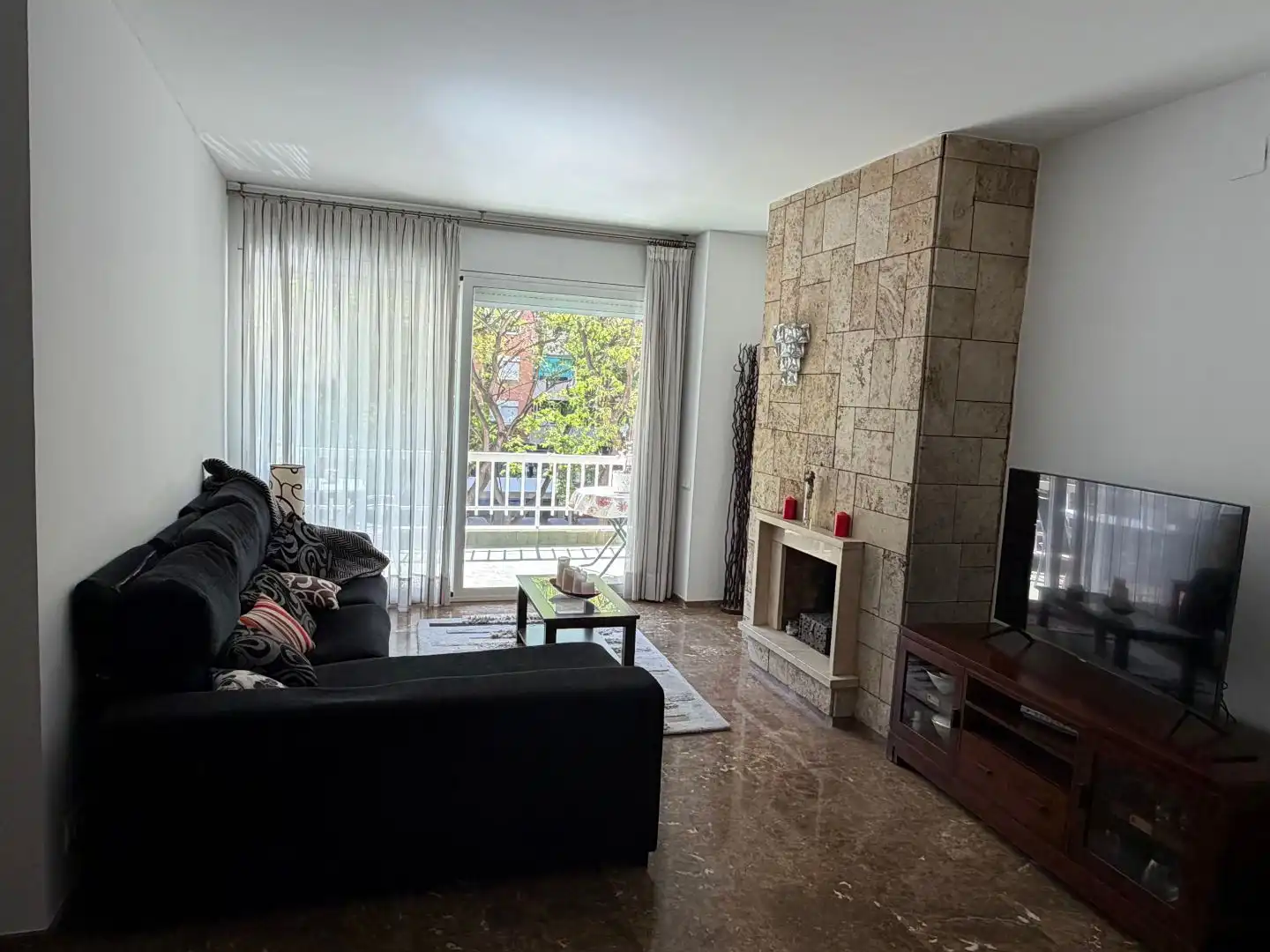 Wohnung zum Verkauf in Les Corts Wohnzimmer von Wohnung zum Verkauf in Barcelona Capital mit Terrasse