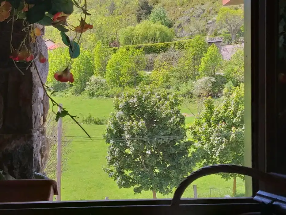 Jardí de Casa adosada de lloguer en Alp amb Terrassa