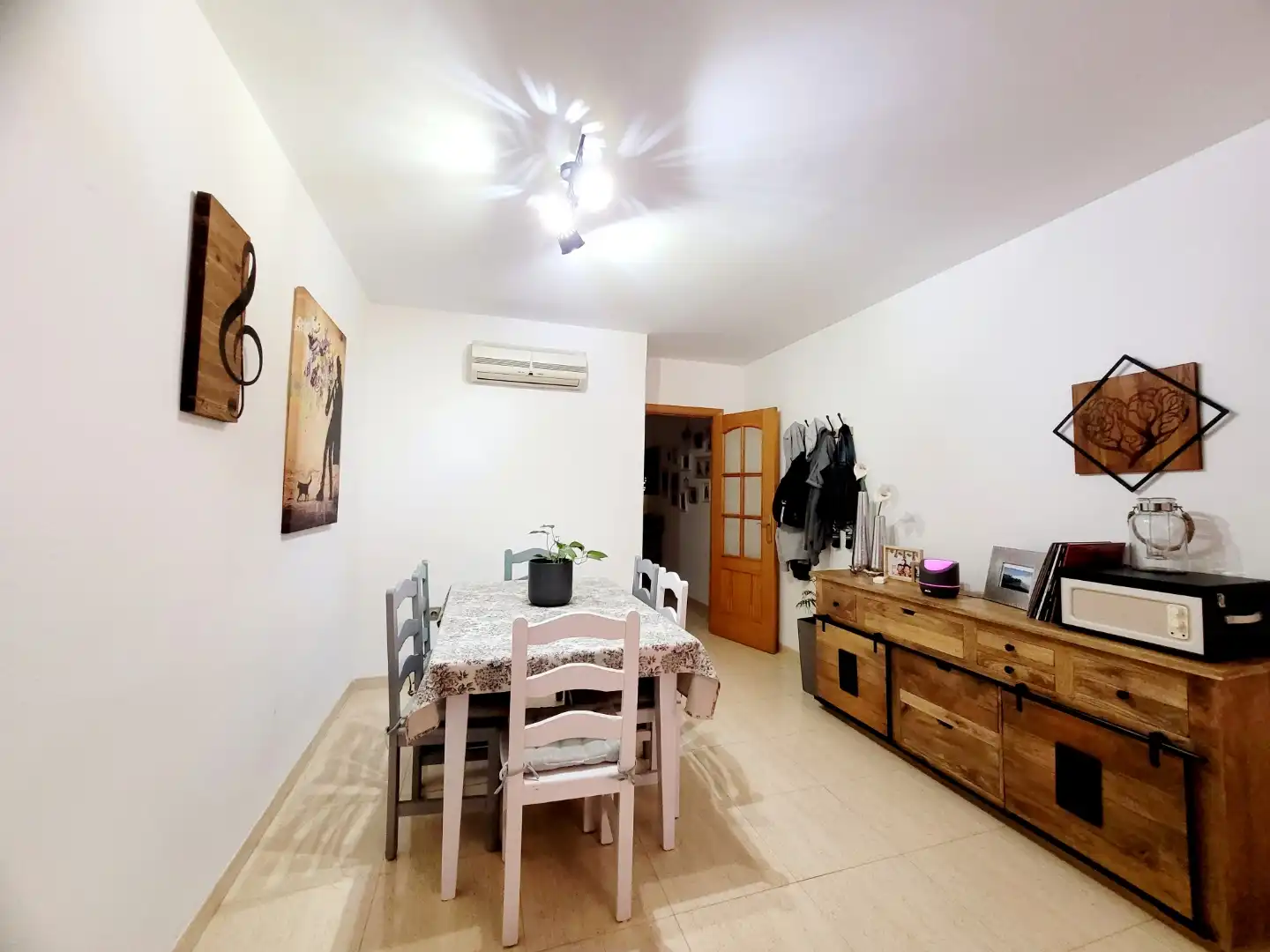 Dining room of Flat for sale in Roquetas de Mar  with Air Conditioner