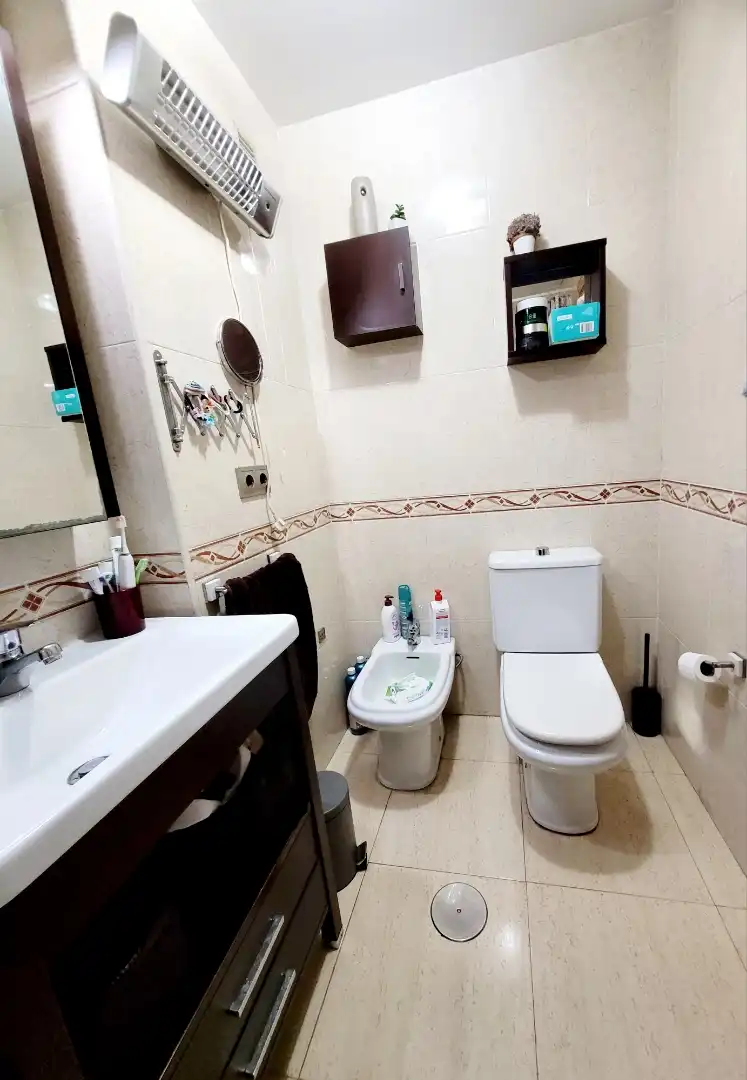 Bathroom of Flat for sale in Roquetas de Mar  with Air Conditioner