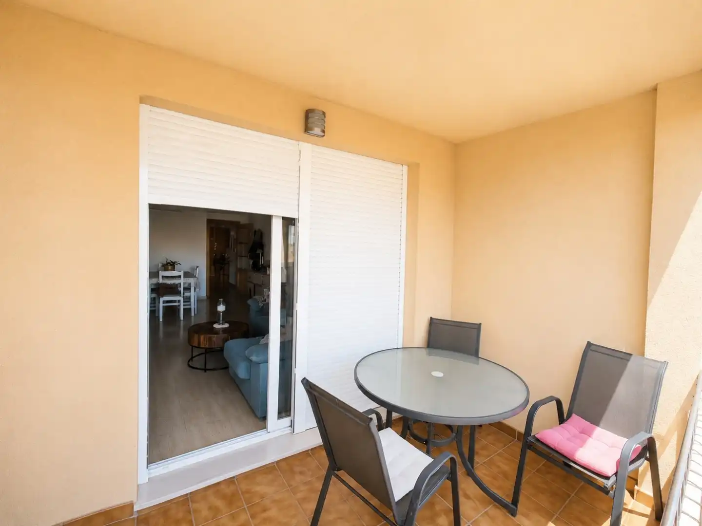 Balcony of Flat for sale in Roquetas de Mar  with Air Conditioner