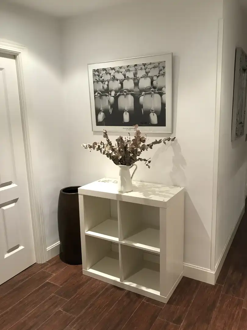 Flat for rent in Calle Canoa, 16, Alameda de Osuna Living room of Flat for rent in Madrid with Air Conditioner, Heating and Private garden