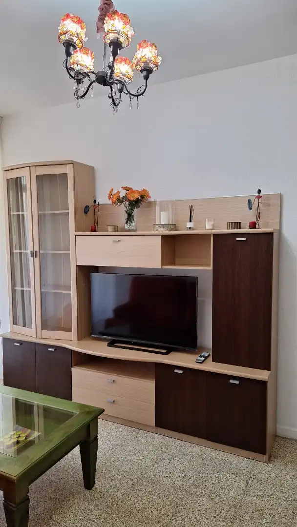 Wohnzimmer von Wohnung zur Miete in Algeciras mit Terrasse, Möbliert und Ofen