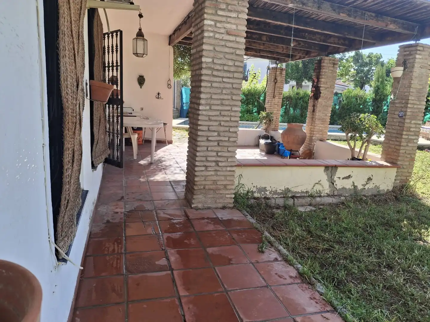 Terrace of Detached homes for sale in Sevilla  with Air Conditioner, Heating and Private garden
