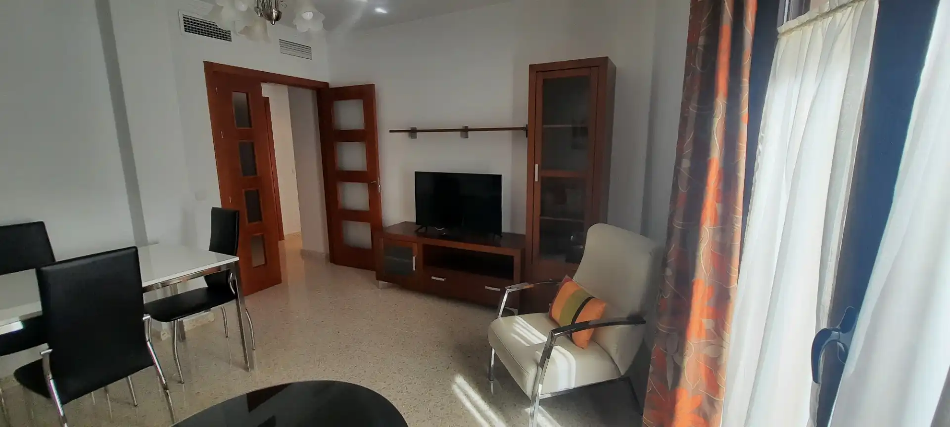 Sala de estar de Piso de alquiler en Ronda con Aire acondicionado, Amueblado y Balcón