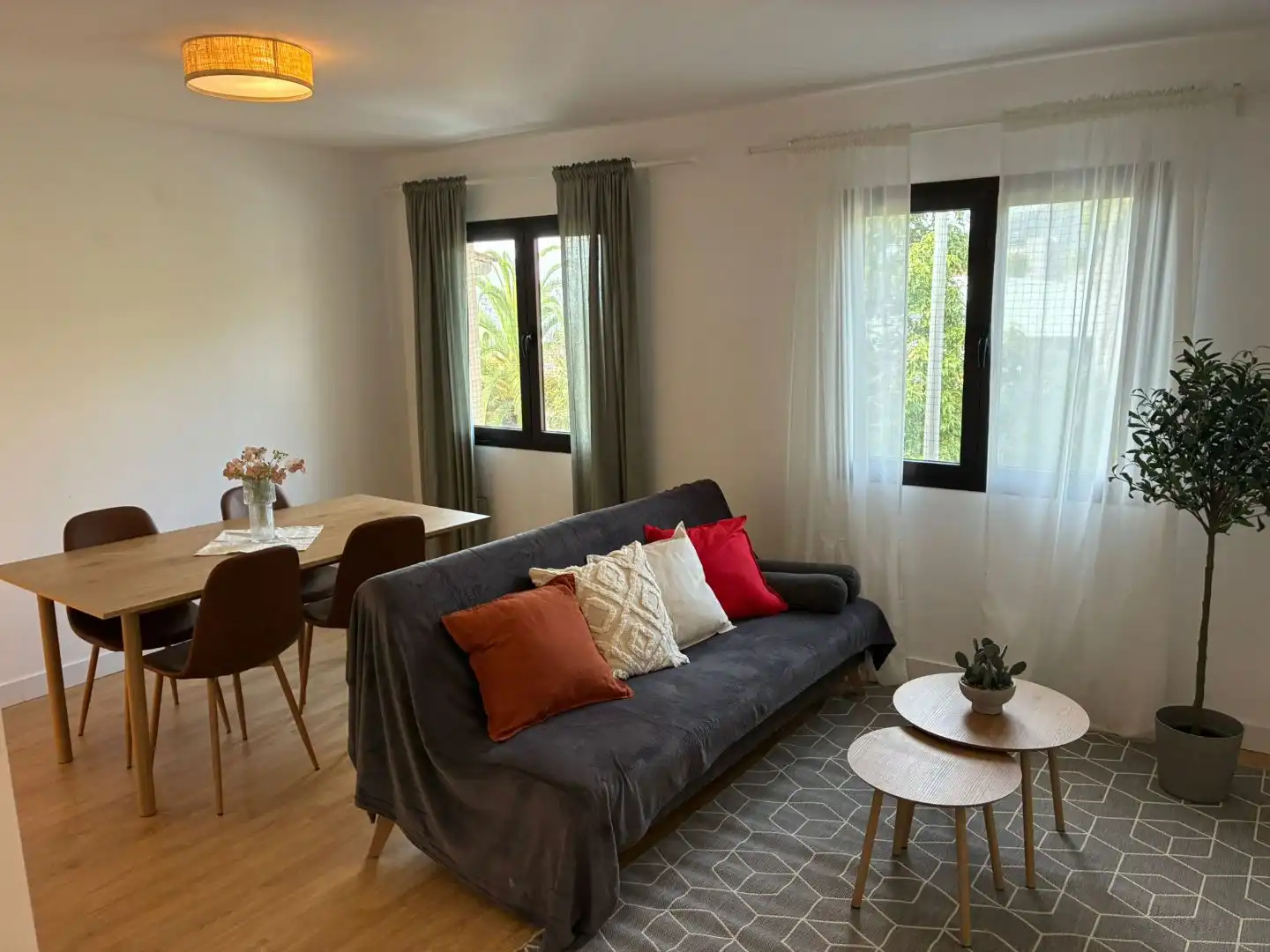 Sala de estar de Piso en venta en La Orotava con Calefacción, Parquet y Amueblado