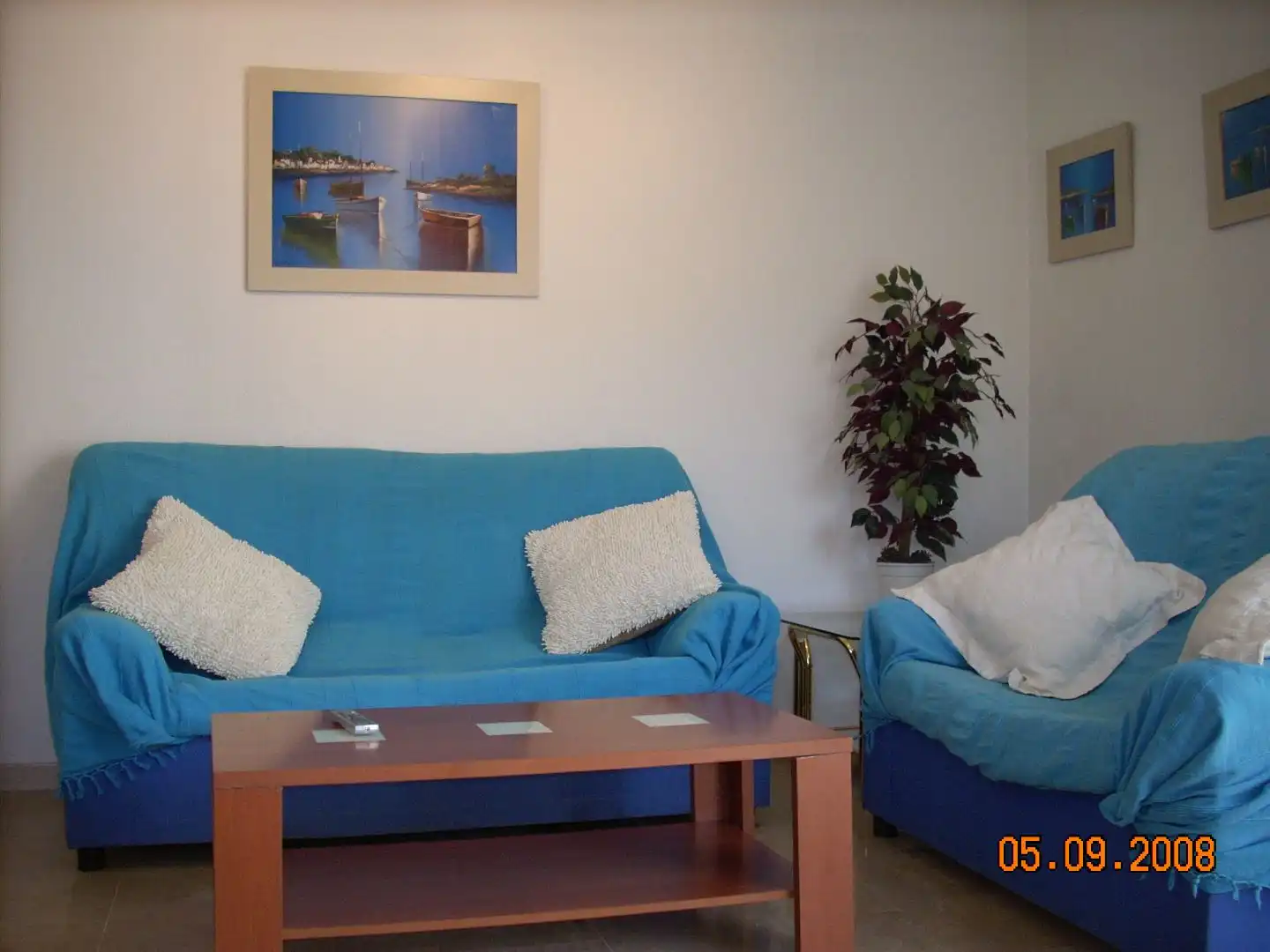 Wohnzimmer von Wohnung zur Miete in Santa Fe mit Möbliert und Balkon