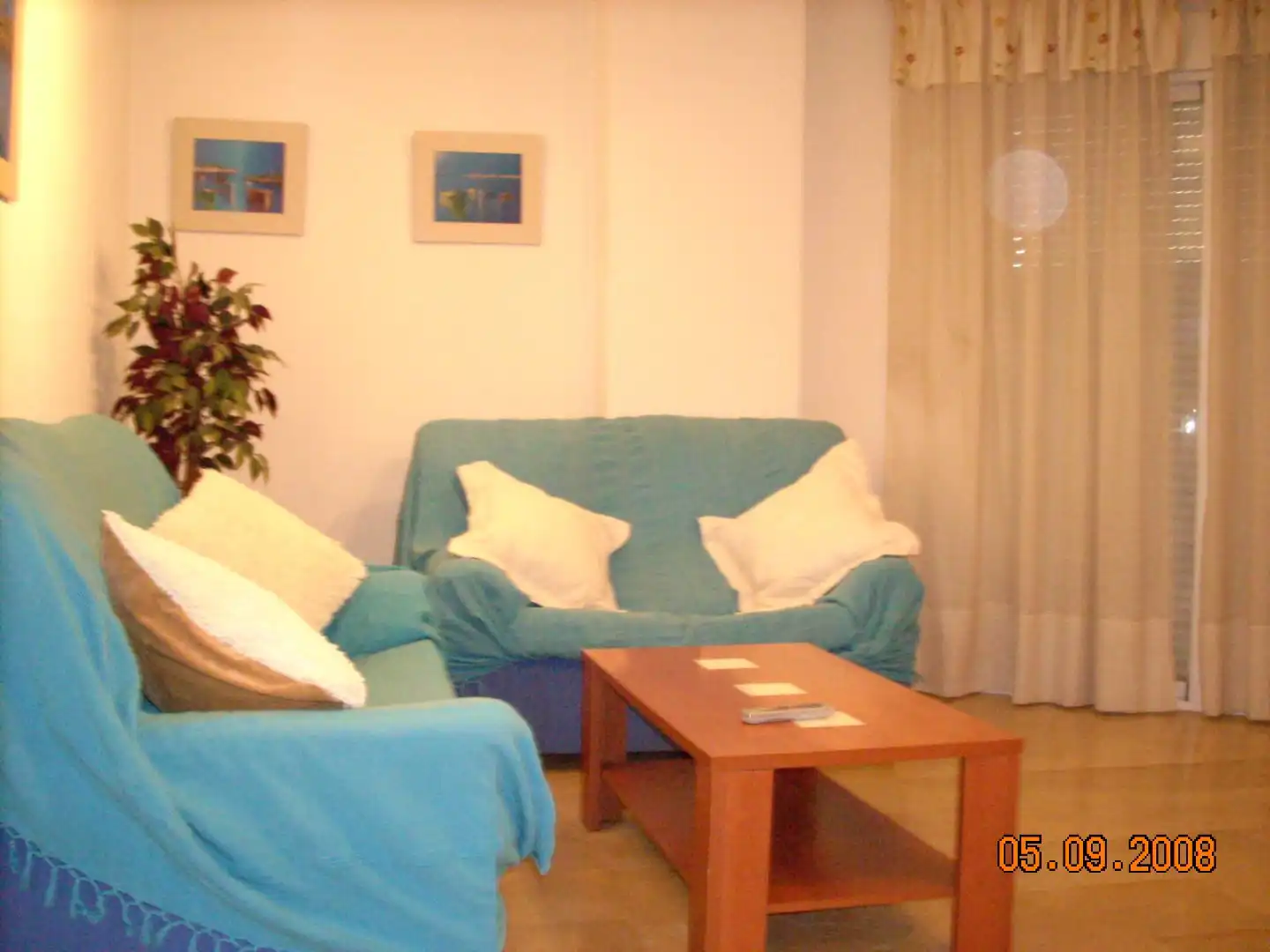 Wohnzimmer von Wohnung zur Miete in Santa Fe mit Möbliert und Balkon