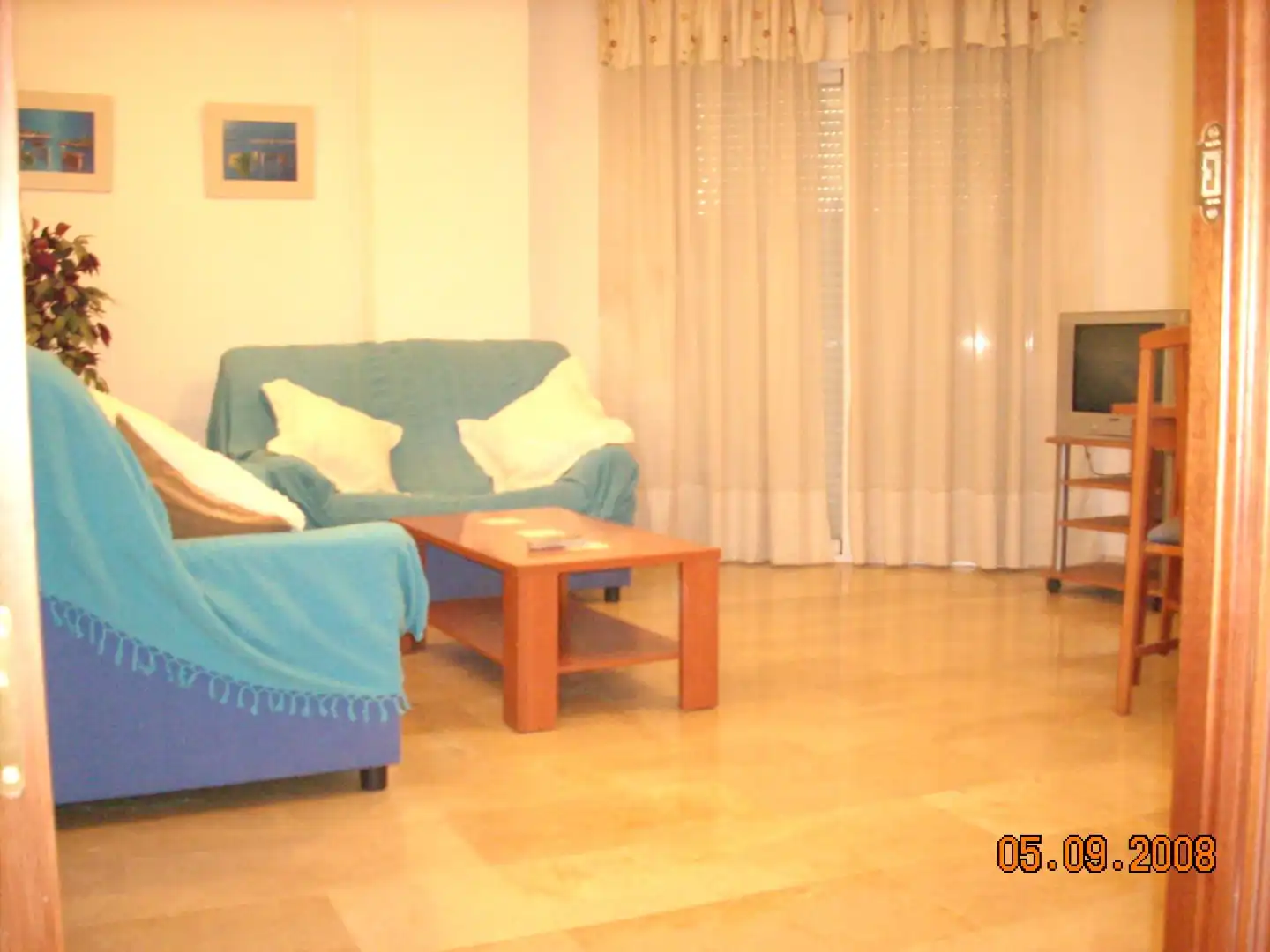 Wohnzimmer von Wohnung zur Miete in Santa Fe mit Möbliert und Balkon