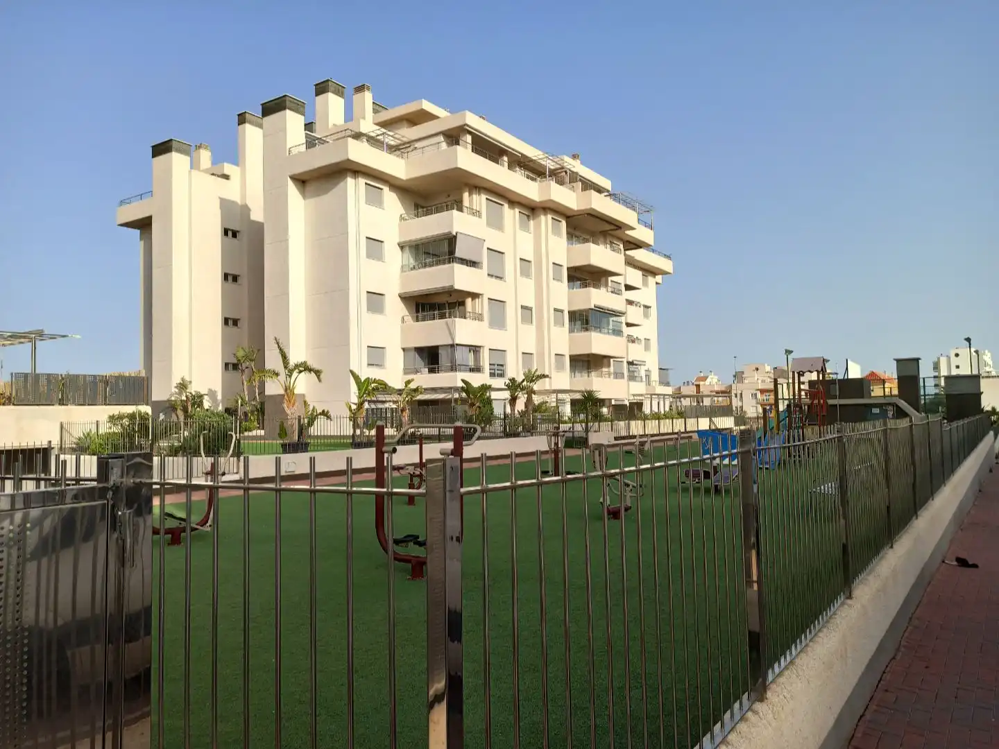 Flat for sale in Calle Alameda, 70, Las Lomas - Las Yucas Exterior view of Flat for sale in Águilas with Air Conditioner, Terrace and Swimming Pool