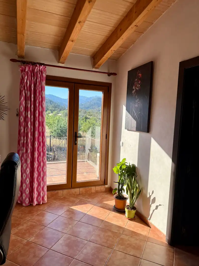 Terraza de Finca rústica en venta en Lloseta con Aire acondicionado, Terraza y Piscina