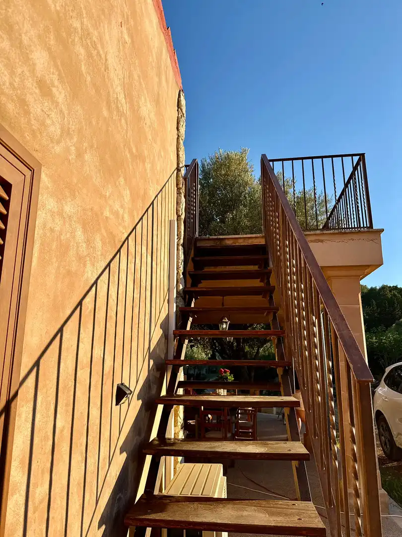 Terraza de Finca rústica en venta en Lloseta con Aire acondicionado, Terraza y Piscina