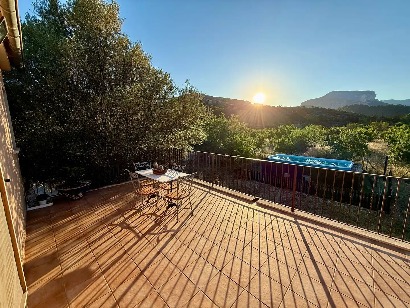 Terraza de Finca rústica en venta en Lloseta con Aire acondicionado, Terraza y Piscina
