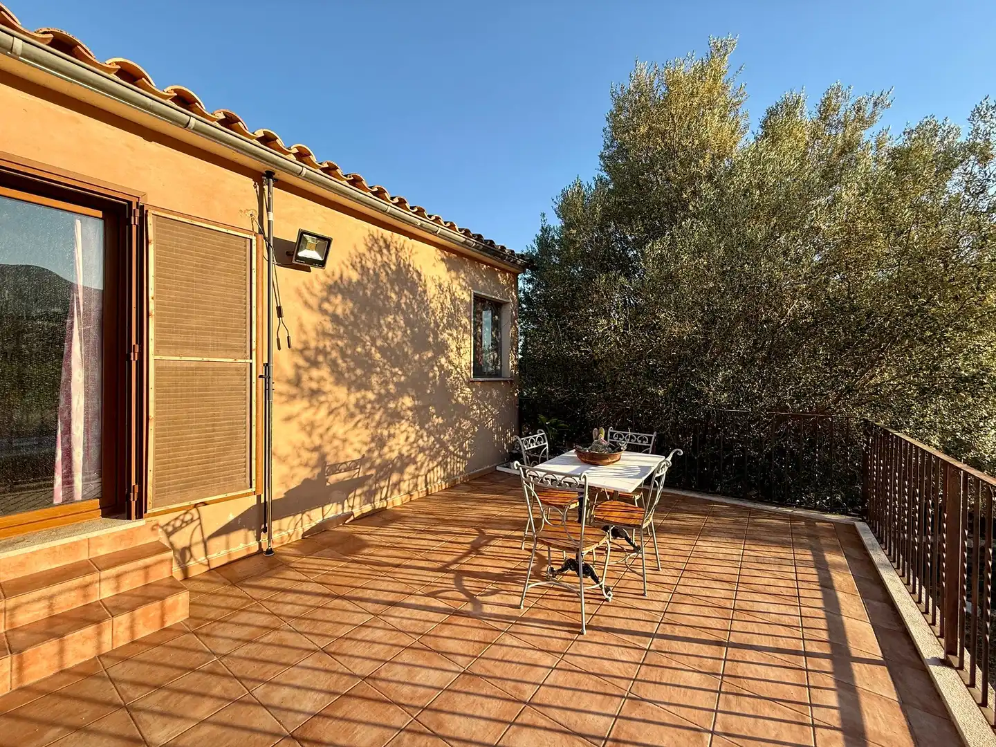 Terraza de Finca rústica en venta en Lloseta con Aire acondicionado, Terraza y Piscina