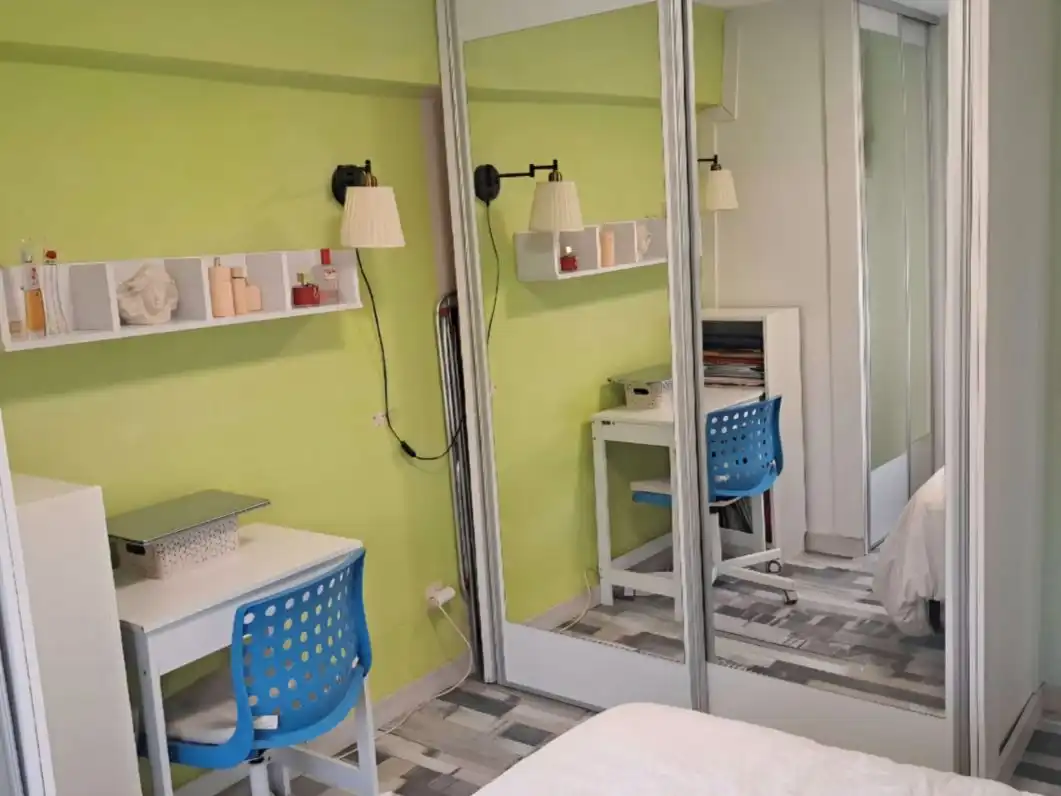 Bedroom of Flat for sale in  Madrid Capital  with Air Conditioner