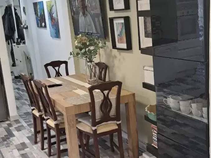 Dining room of Flat for sale in  Madrid Capital  with Air Conditioner
