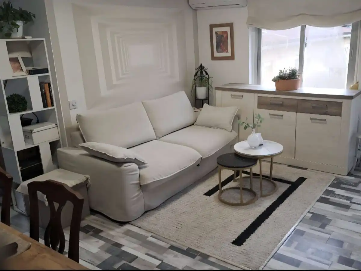 Living room of Flat for sale in  Madrid Capital  with Air Conditioner